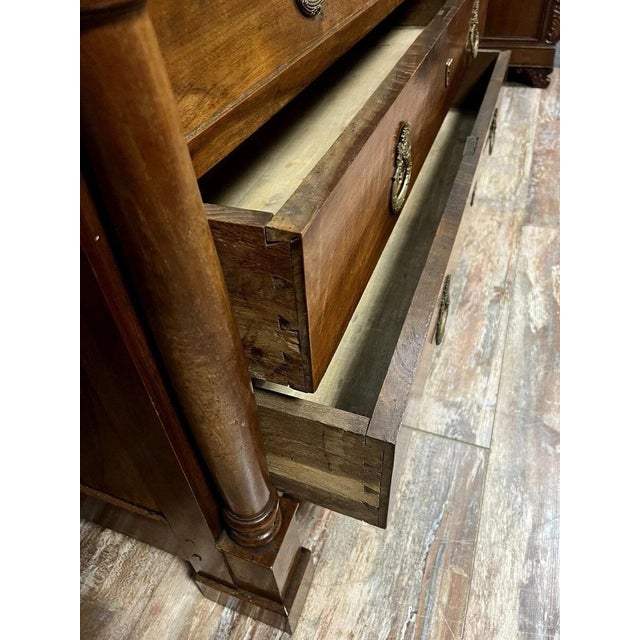 Empire Kneading Trough in Walnut, 1820s For Sale - Image 4 of 8
