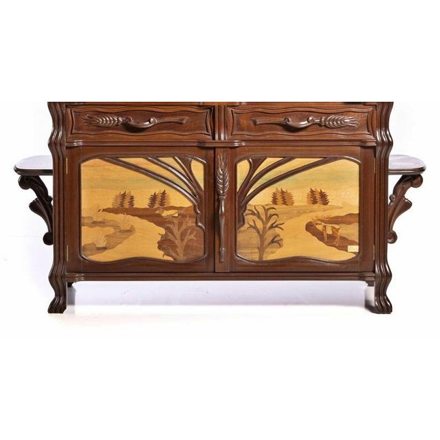 French Art Nouveau Cabinet, 1900s For Sale - Image 6 of 11