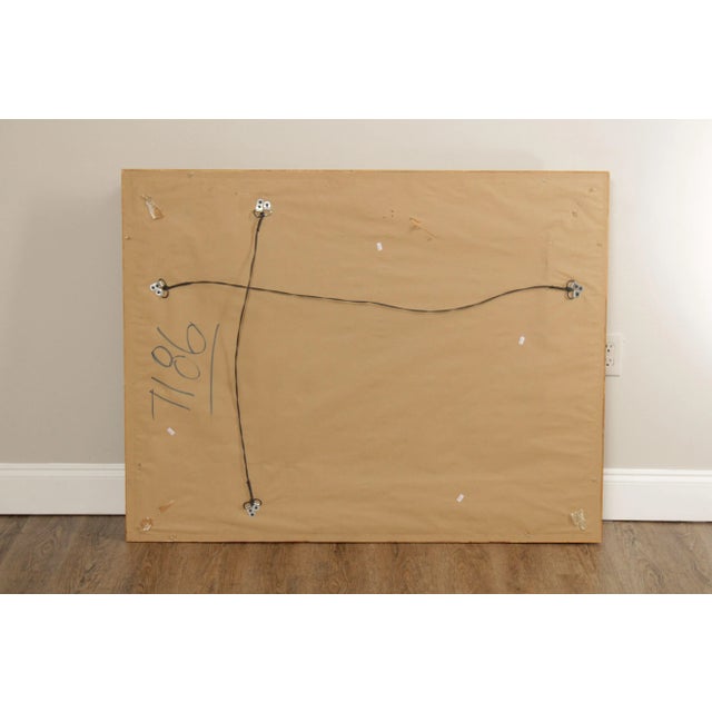 Late 20th Century French Rococo Ornate Gilt Frame Oval Wall Mirror For Sale - Image 12 of 12