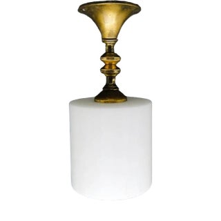 Art Deco Style Pendant Lamp, Poland, 1950s For Sale