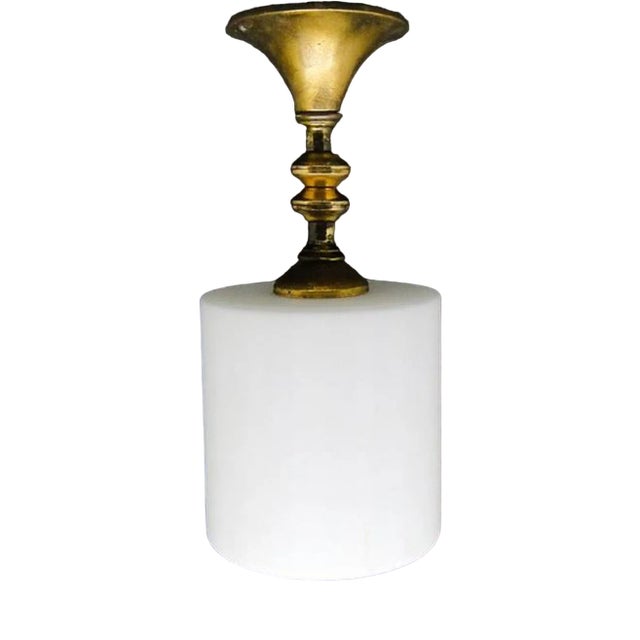 Art Deco Style Pendant Lamp, Poland, 1950s For Sale