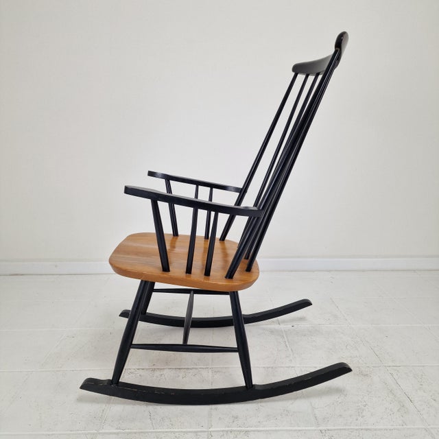 Rocking Chair by Ilmari Tapiovaara for Asko, Finland, 1960s For Sale - Image 6 of 15