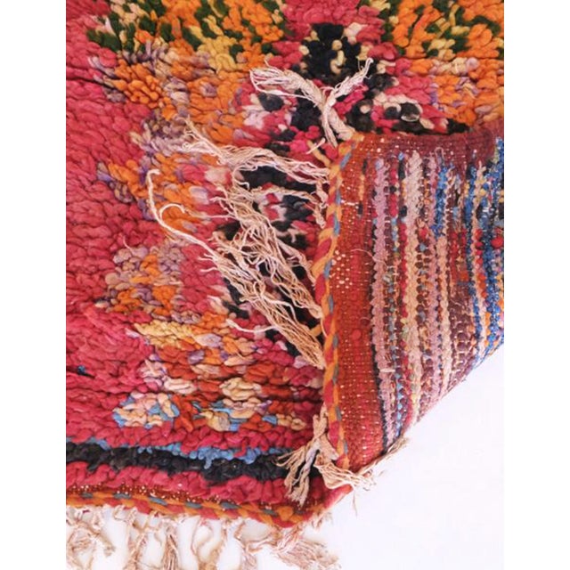 1980s Colorful Narrow Runner Rug - 8.5 X 2.4 Ft For Sale In Cleveland - Image 6 of 6