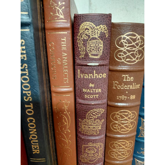 Easton Press Leather Bound Books. Good used condition. Half have collectors plates, one signed. Hunchback of Notre Dame...