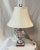 Beautiful Traditional Hand Painted Lamp by Remington This is a Vintage Showroom Sample Porcelain Lamp The Shade is 16" in...