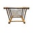 1940s Vintage Rustic Ladder-Back Wood Chair With Hand-Woven Cord Seat For Sale - Image 5 of 5