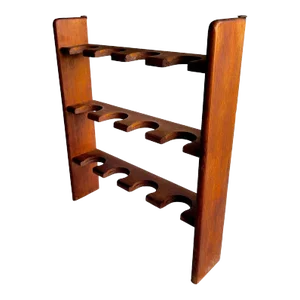 1970s Teak Wood Spice Rack With Wall Mount by Goodwood