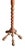 American Early 20th Century Turned Wood Coat Rack For Sale - Image 3 of 5