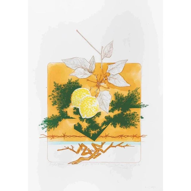 Still Life is an artwork realized in 1976 by the Italian Contemporary artist Leo Guida (1992 - 2017). Original screen...