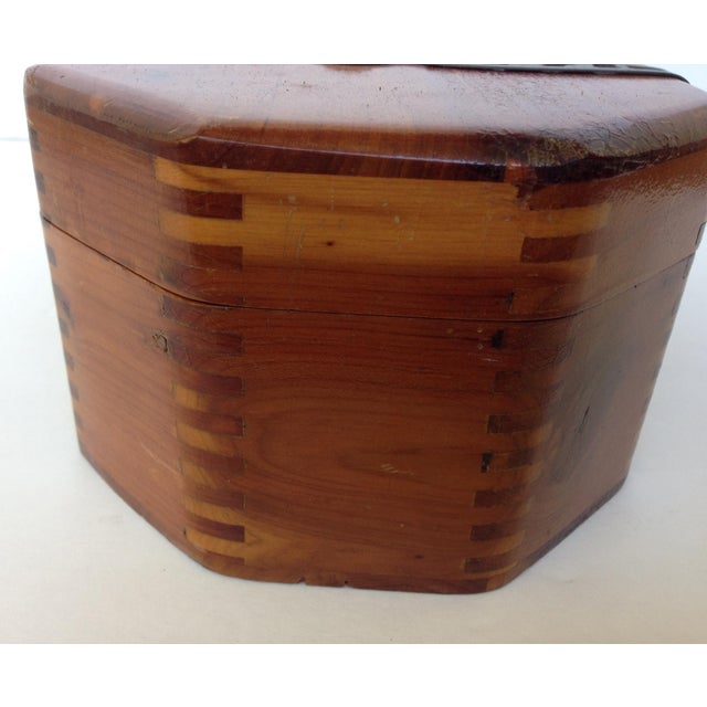 Wood Dovetailed Jewelry Trinket Box McGraw Box Co Chairish