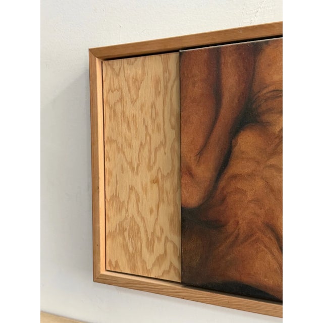 Lamb Oil Painting by Ken Higaki For Sale - Image 4 of 6