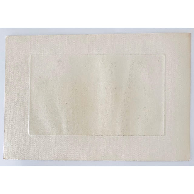 Robert A. Birmelin, Skowhegan Exterior, American Modernist Abstract Etching For Sale - Image 4 of 5