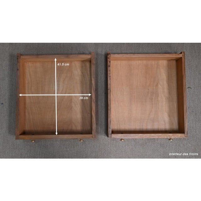 Empire Style Desk in Oak, 1950s For Sale - Image 18 of 18