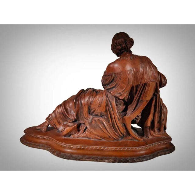 Late 19th Century Large Antique Sculpture, 1880 For Sale - Image 5 of 13