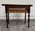 Brown Antique American Primitive Rustic Kidney Shaped Writing Desk Console Table For Sale - Image 8 of 11