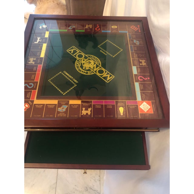 Wooden Monopoly Game Board and Table Collectors Edition Chairish