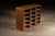 Mid 20th Century Vintage Oak Industrial Cubby Storage Cabinet With Hinged Faces For Sale - Image 5 of 7