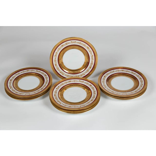 1910s Antique Hutschenreuther Dinner Plates, Early 20th Century, Bavaria For Sale - Image 5 of 11