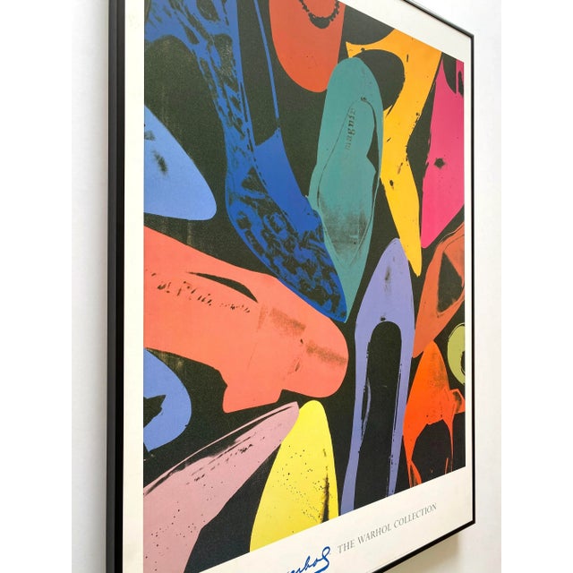 Andy Warhol Foundation Vintage Lithograph Print Framed Pop
