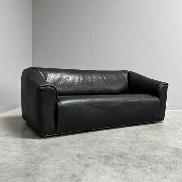Mid-Century Modern DS-47 Sofa in Buffalo Leather from de Sede, Switzerland, 1970s For Sale - Image 3 of 11