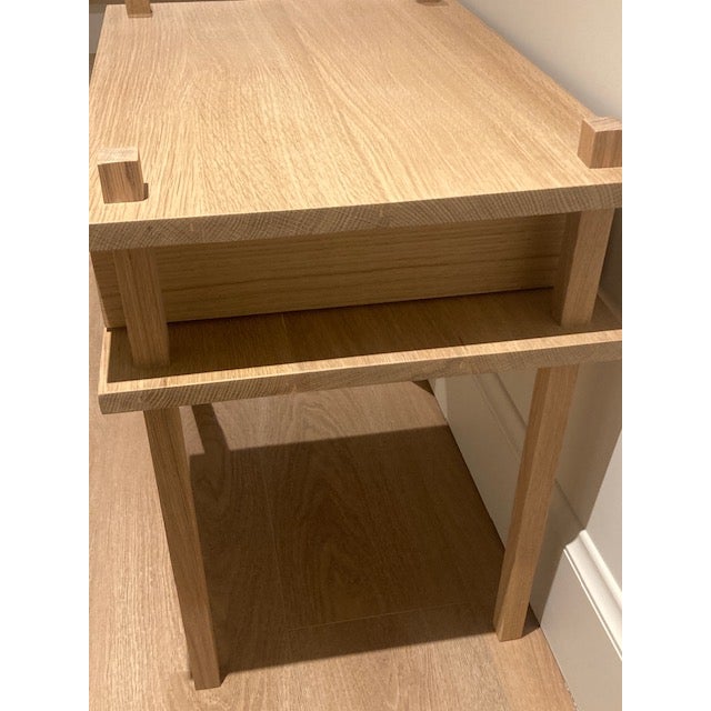 White Oak Nightstand or Side Table For Sale - Image 4 of 8