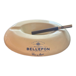 Rare Besserat De Bellefon Cuvee Des Moines Champagne Ashtray: 6-3/4" X 5"