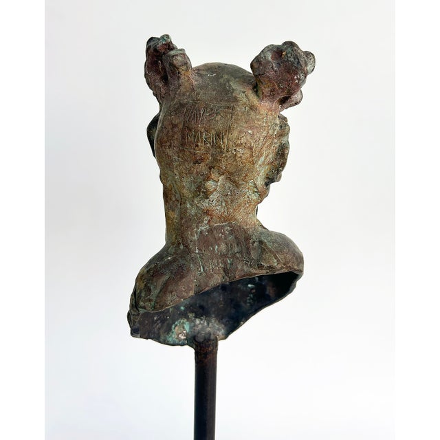 Late 20th Century Javier Marin Patinated Bronze Sculptures, Signed Set of 5, Mexico For Sale - Image 11 of 18
