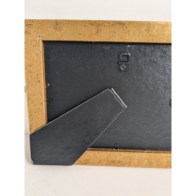 Paint 1920s Framed Artist Watercolor Snow Scene Painting For Sale - Image 7 of 7