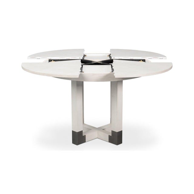 2020s Small White Dining Table For Sale - Image 5 of 13