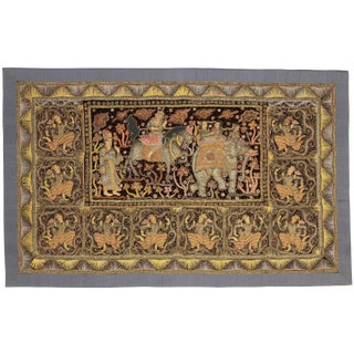 Myanmar Embroidered Kalaga Tapestry For Sale