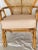 Pair Bamboo & Rattan Fan Back Arm Chairs For Sale - Image 18 of 18
