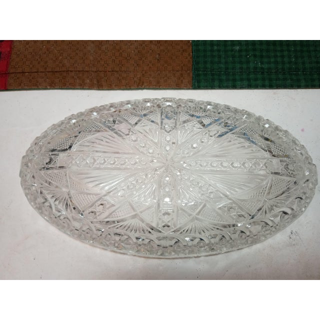 Antique Eapg Higbee Celery/Pickle Dish For Sale - Image 4 of 5