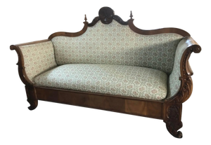 Hand-Carved Walnut Sofa by Simoeng
