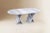 Balance Oval Table by Dovain Studio. Dimensions: H 79 x Ø 200 cm. Materials: Estremoz White Marble. Dovain Studio Creative...