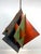Mid Century Modern Kinetic Metal Hanging Fish Sculpture With Painted Enamel Fins For Sale In San Francisco - Image 6 of 9