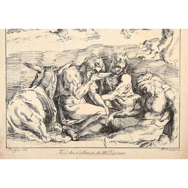 Lithograph d'aprés Beccafumi is an original artwork realized by the French artist Louise Bouteillier in the first half of...