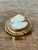 Vintage Victorian 12k Handcarved Cameo Pendant For Sale - Image 9 of 10