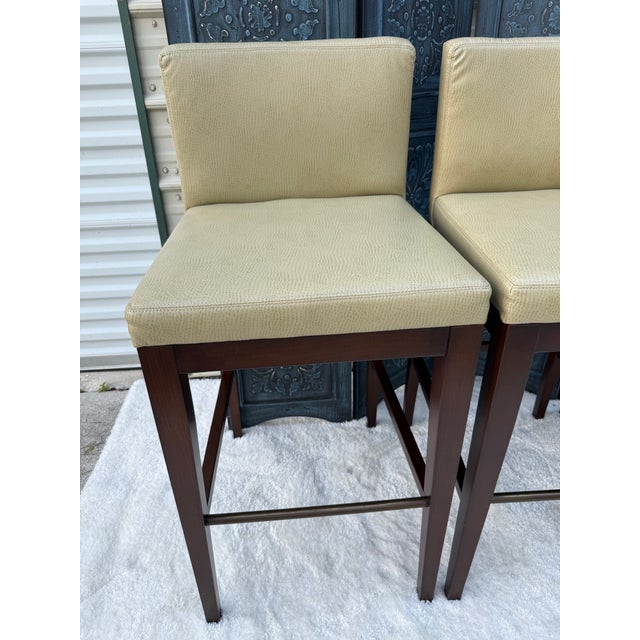 2020s Set of 3 Stools Designed by John Black for Bolier & Company For Sale - Image 5 of 16