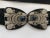 1980s Judith Leiber Art Deco Black Cotton Silk Velvet Waist Belt With Silver and Stone For Sale - Image 5 of 8