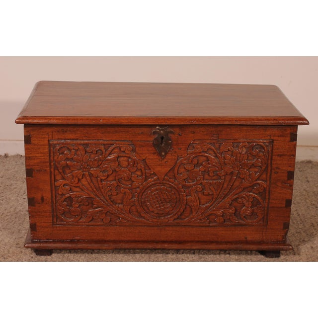 Small Indian Spice Chest, 19th Century For Sale - Image 11 of 11