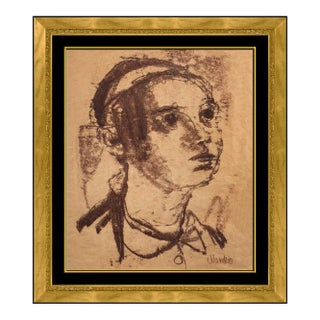 Mid 20th Century Abstract Portrait, Sigmund Menkes For Sale