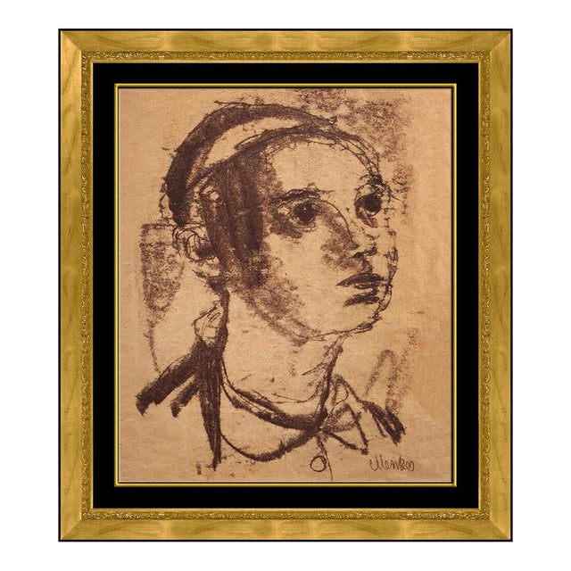 Mid 20th Century Abstract Portrait, Sigmund Menkes For Sale