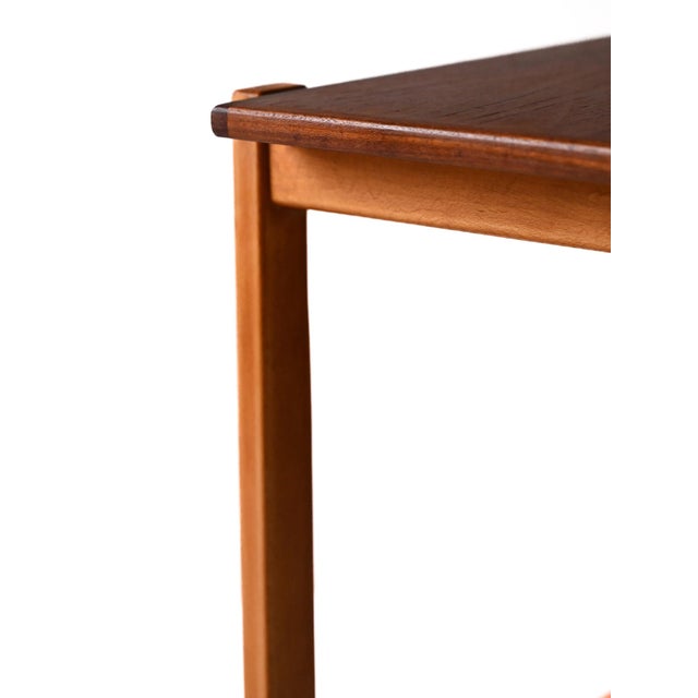 Vintage Scandinavian Teak and Beech Coffee Tables, 1960s, Set of 2 For Sale - Image 6 of 11