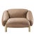 Flo Tan Leather Armchair by Lorenza Bozzoli For Sale - Image 4 of 4