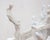 Mid-20th Century Italian Ceramic Faux Bois Blanc De Chine Glazed Lamp For Sale - Image 9 of 9