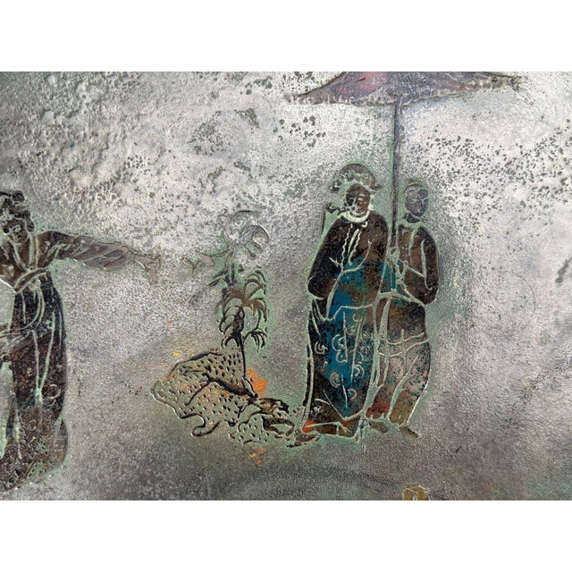 Philip and Kelvin LaVerne, Rare Center Table, Bronze, Usa, 1960s For Sale - Image 10 of 16
