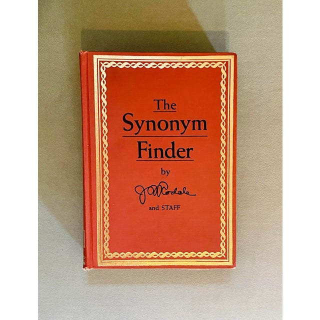 Paper Vintage Vocabulary Book Set- The Word Finder & the Synonym Finder For Sale - Image 7 of 10