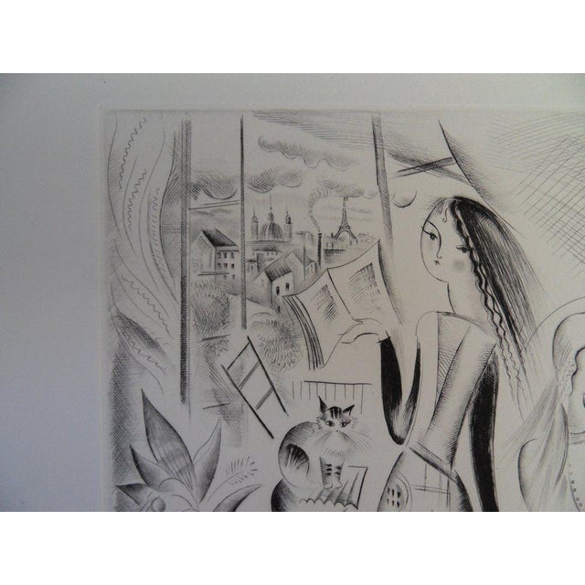 Modern Mily Possoz, The Readers, Engraving For Sale - Image 3 of 8