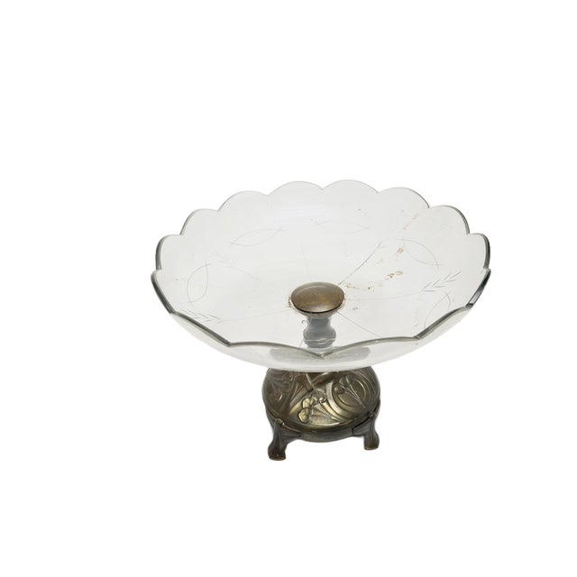 Art Nouveau Bowl on Stand, Germany, 1900s For Sale - Image 6 of 15