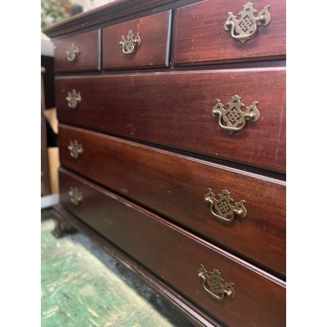 Wood 1940s Kling Furniture 3 Over 3 Dresser For Sale - Image 7 of 13